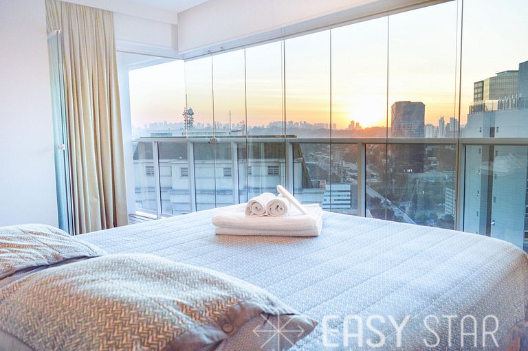 Easy Star - Apartamento com Vista Panorâmica de São Paulo! -