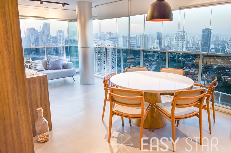 Easy Star - Apartamento com Vista Panorâmica de São Paulo! -