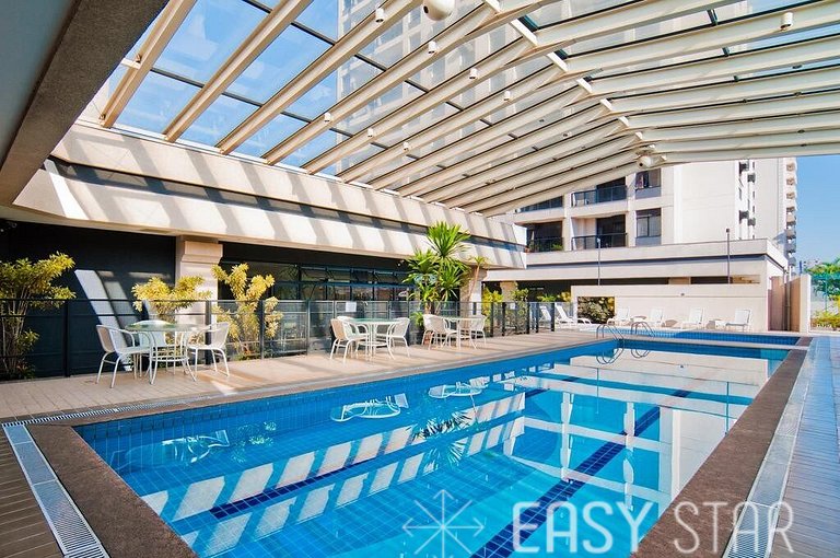 Easy Star - Amplo Flat com Vista do Aeroporto de Congonhas -
