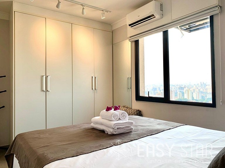 Easy Star - Amplo Flat com Vista do Aeroporto de Congonhas -