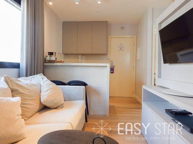 Easy Star - Flat Aconchegante C/Vaga na Bela Cintra - XA03G