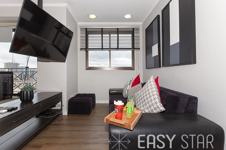 Easy Star - Lindo Flat na Vila Olímpia - YW01G