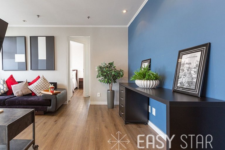 Easy Star - Lindo Flat na Vila Olímpia - YW01G