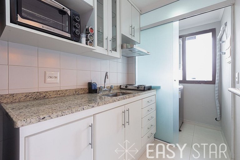 Easy Star - Lindo Flat na Vila Olímpia - YW01G