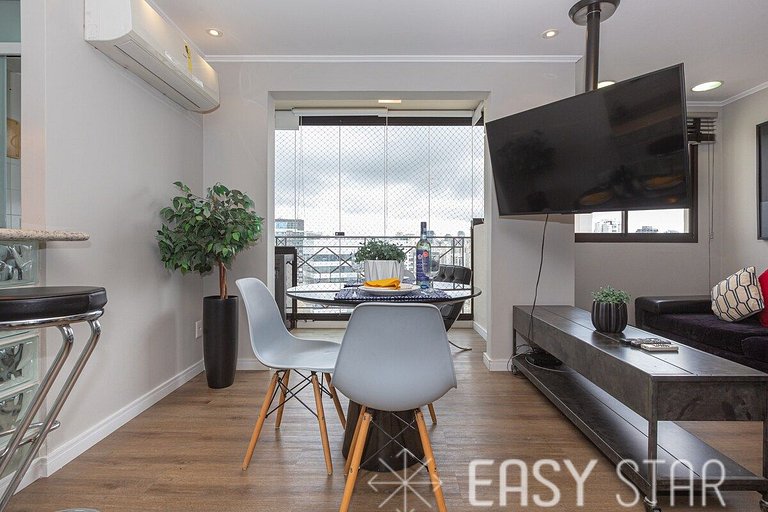 Easy Star - Lindo Flat na Vila Olímpia - YW01G