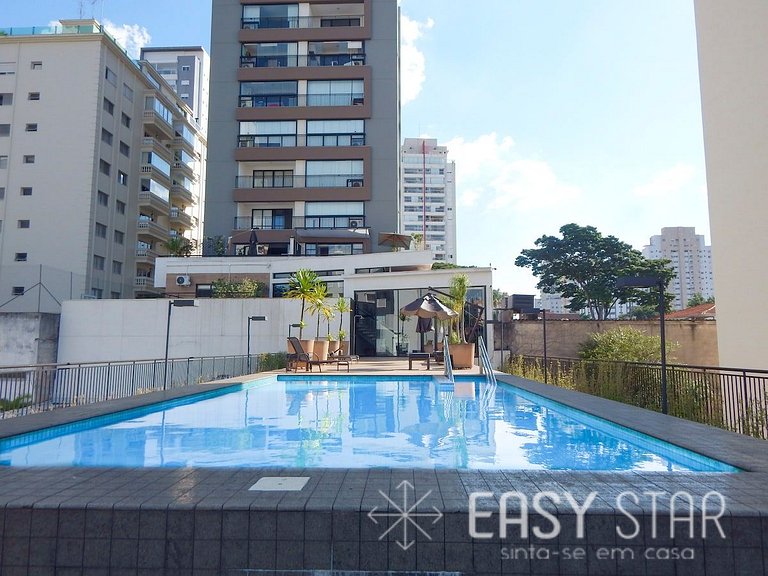 Easy Star - Studio Moderno e Aconchegante ao lado de Congonh