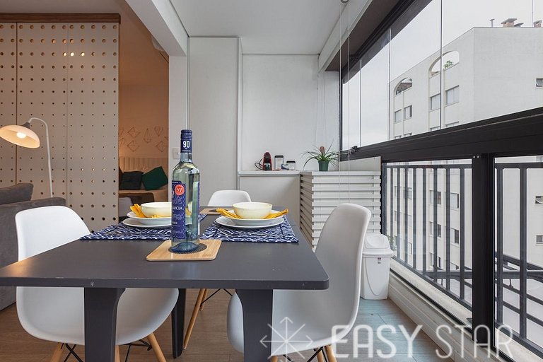 Easy Star - Studio Moderno e Aconchegante ao lado de Congonh