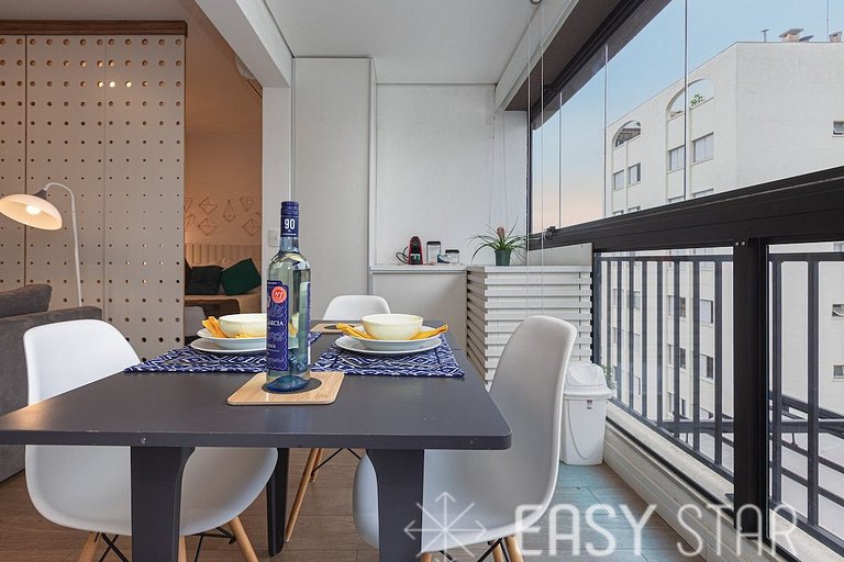 Easy Star - Studio Moderno e Aconchegante ao lado de Congonh