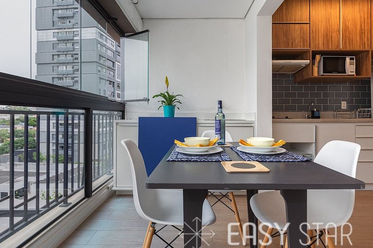 Easy Star - Studio Moderno e Aconchegante ao lado de Congonh
