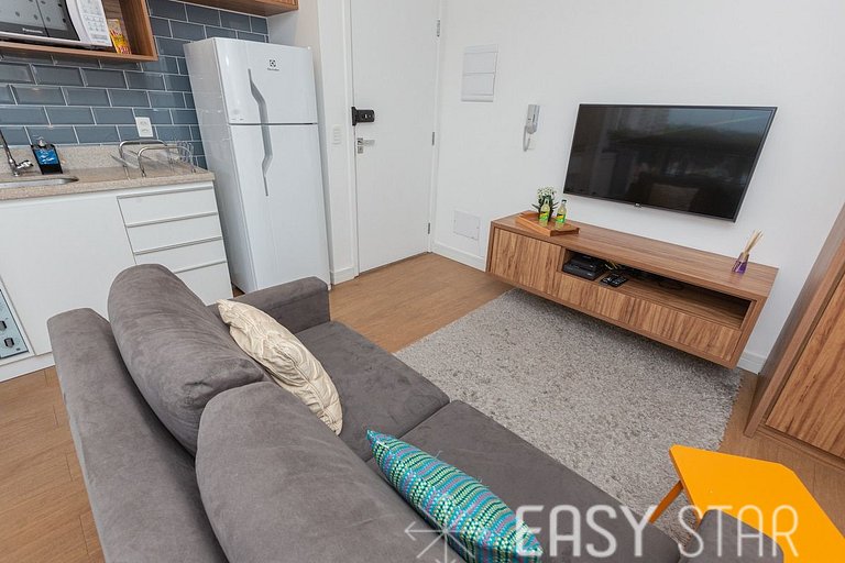 Easy Star - Studio Moderno e Aconchegante ao lado de Congonh