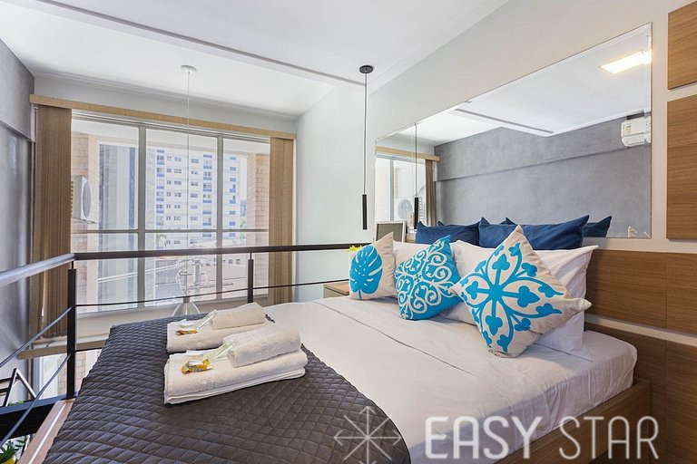 Easy Star - Lindo Duplex de Alto Padrão Próximo a Berrini -