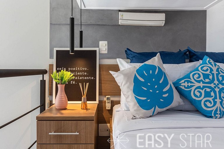 Easy Star - Lindo Duplex de Alto Padrão Próximo a Berrini -