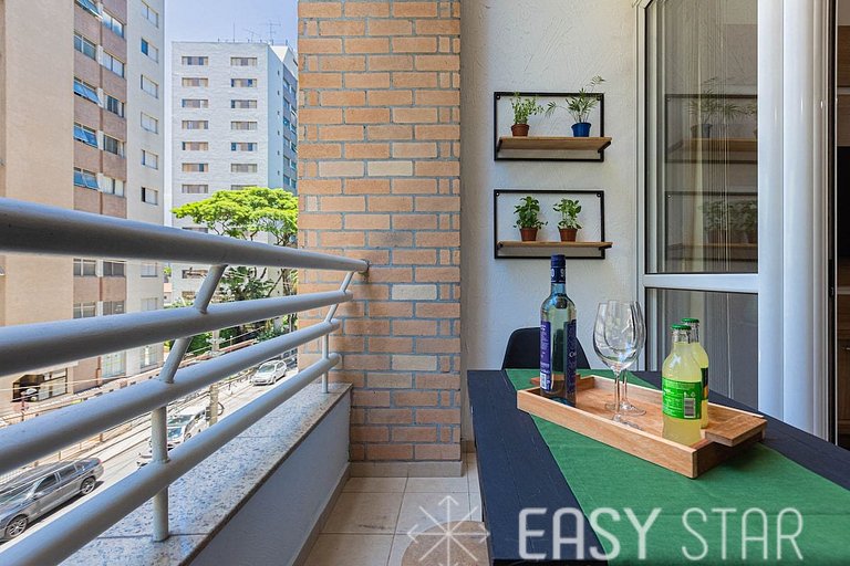 Easy Star - Lindo Duplex de Alto Padrão Próximo a Berrini -