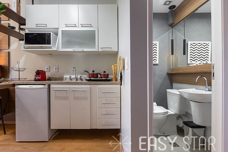Easy Star - Lindo Duplex de Alto Padrão Próximo a Berrini -