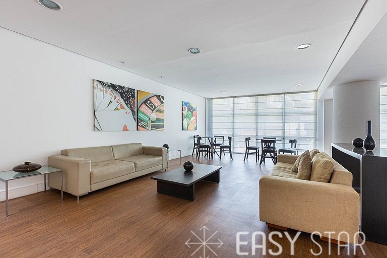 Easy Star - Lindo Duplex de Alto Padrão Próximo a Berrini -