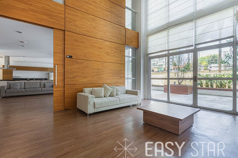 Easy Star - Lindo Duplex de Alto Padrão Próximo a Berrini -