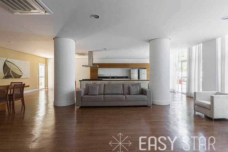 Easy Star - Lindo Duplex de Alto Padrão Próximo a Berrini -