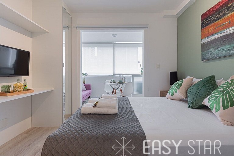 Easy Star - Apartamento Encantador ao Lado da Faria Lima - B
