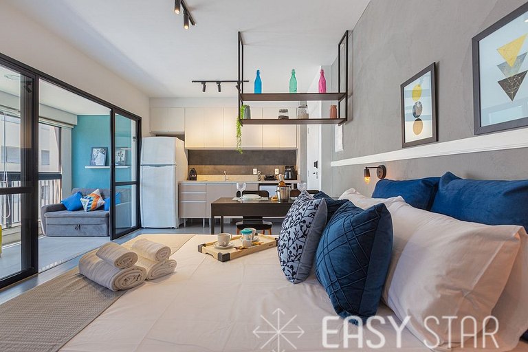 Easy Star- Charmoso Studio ao lado do Aeroporto de Congonhas