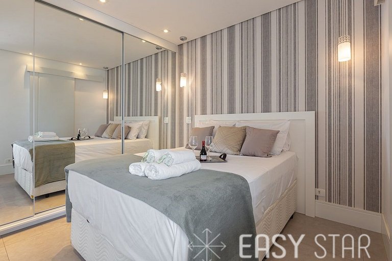 Easy Star - Studio com Garden Encantador ao lado de Congonha