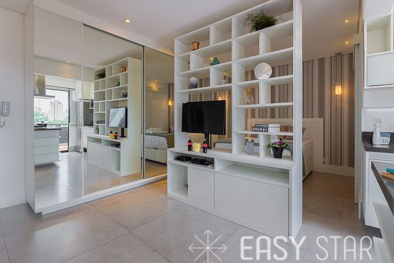 Easy Star - Studio com Garden Encantador ao lado de Congonha