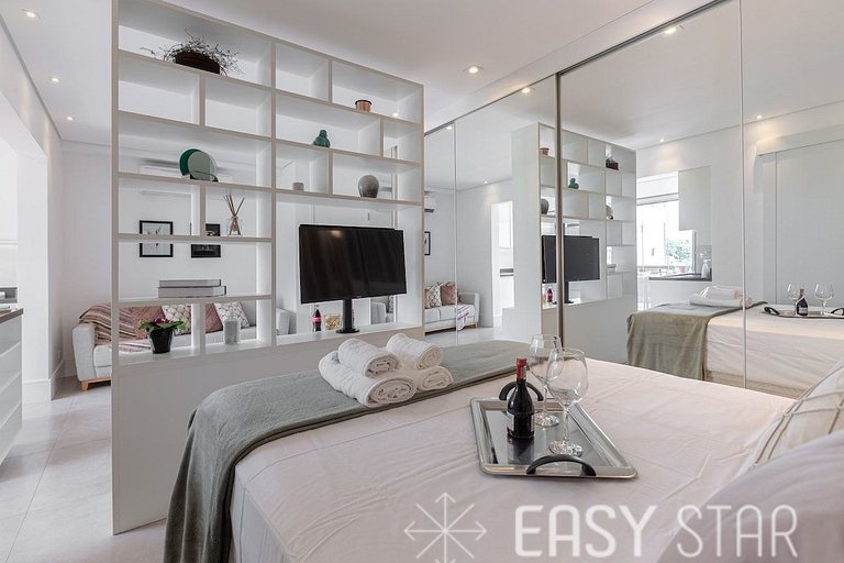 Easy Star - Studio com Garden Encantador ao lado de Congonha