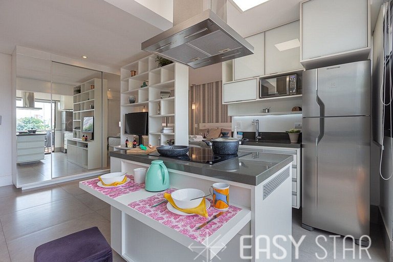 Easy Star - Studio com Garden Encantador ao lado de Congonha
