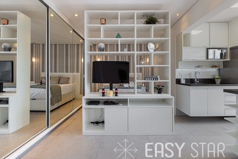 Easy Star - Studio com Garden Encantador ao lado de Congonha