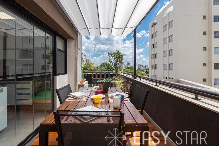 Easy Star - Studio com Garden Encantador ao lado de Congonha