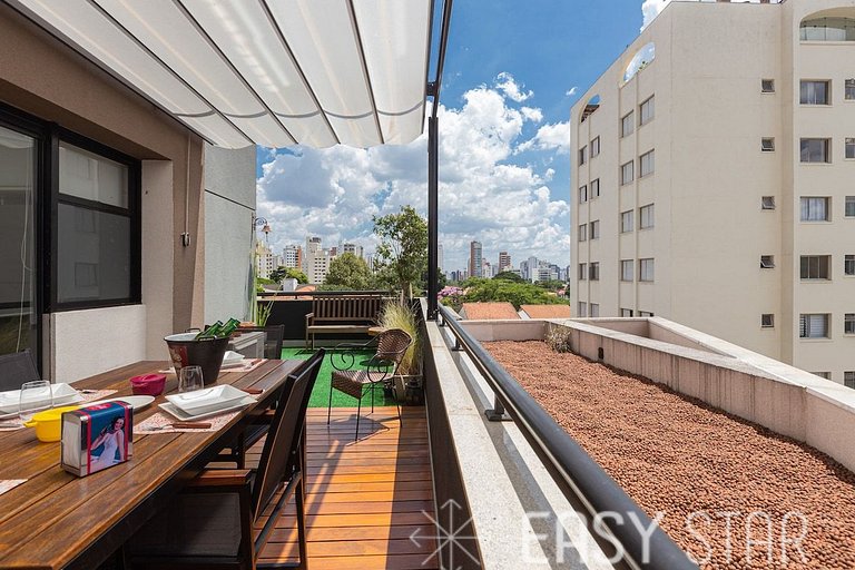Easy Star - Studio com Garden Encantador ao lado de Congonha