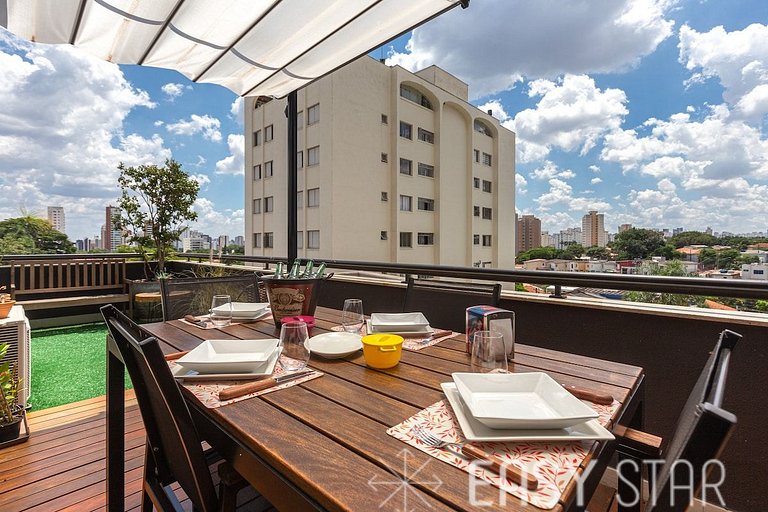 Easy Star - Studio com Garden Encantador ao lado de Congonha