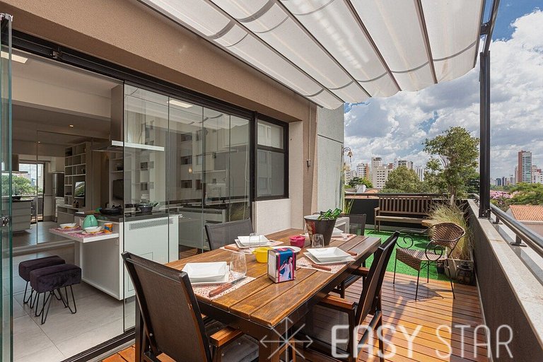 Easy Star - Studio com Garden Encantador ao lado de Congonha