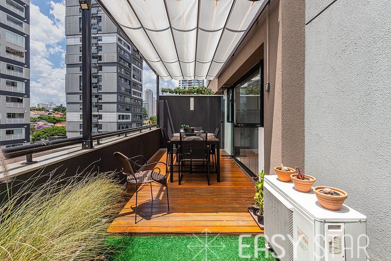 Easy Star - Studio com Garden Encantador ao lado de Congonha