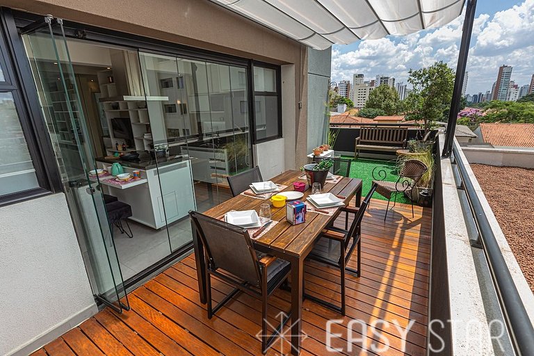 Easy Star - Studio com Garden Encantador ao lado de Congonha