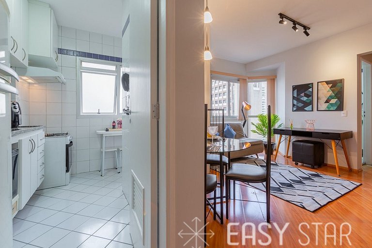 Easy Star - Charmoso Apartamento na Bela Vista - DZ01H