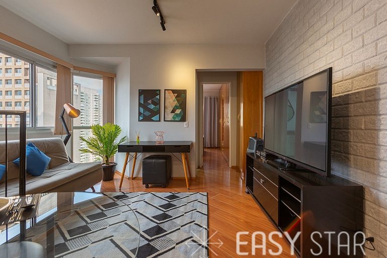 Easy Star - Charmoso Apartamento na Bela Vista - DZ01H