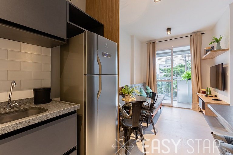 Easy Star - Lindo Apto de 1 Dorm. na Vila Mariana - EO01H