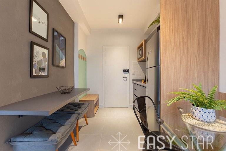 Easy Star - Lindo Apto de 1 Dorm. na Vila Mariana - EO01H