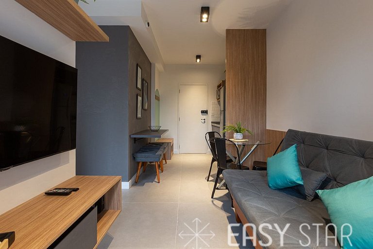 Easy Star - Lindo Apto de 1 Dorm. na Vila Mariana - EO01H
