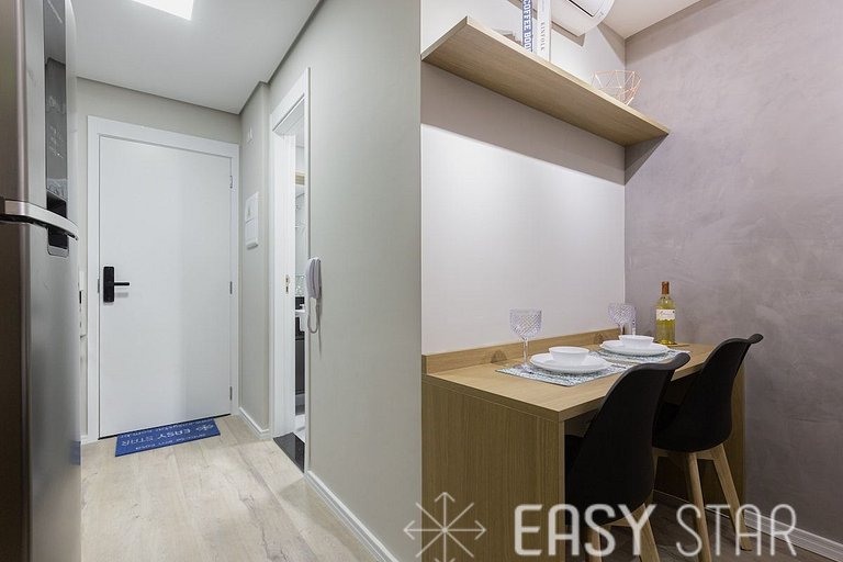 Easy Star - Studio Incrível com vaga e piscina em Moema - ET