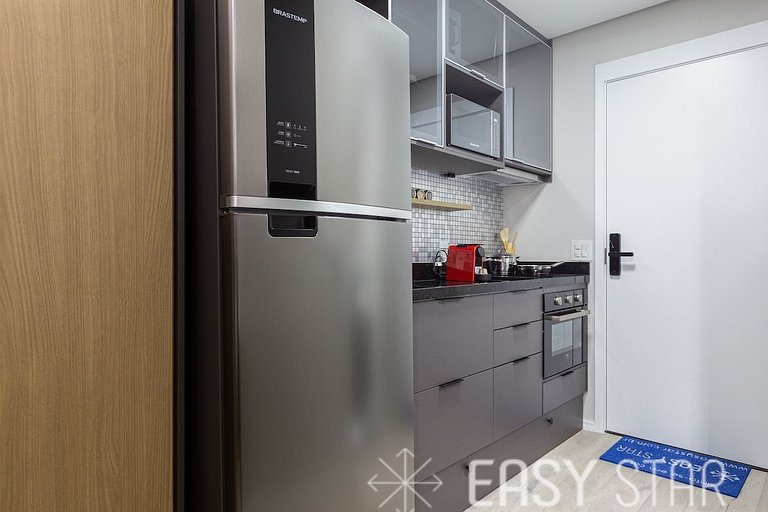 Easy Star - Studio Incrível com vaga e piscina em Moema - ET