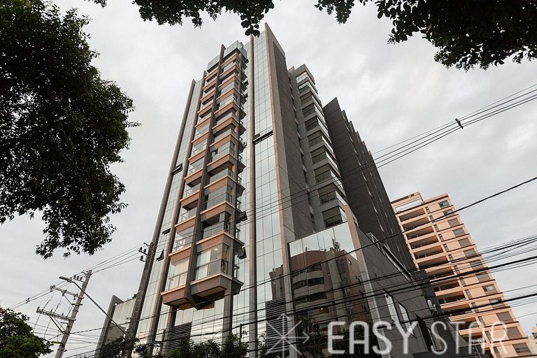 Easy Star - Studio Incrível com vaga e piscina em Moema - ET