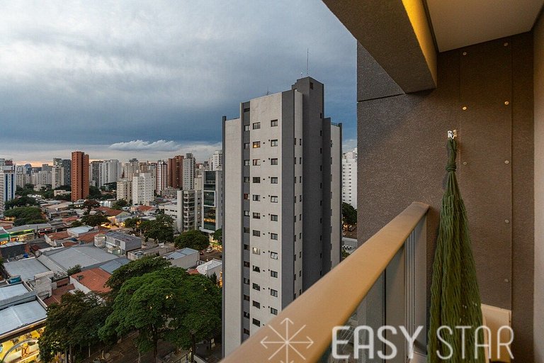 Easy Star - Studio Incrível com vaga e piscina em Moema - ET