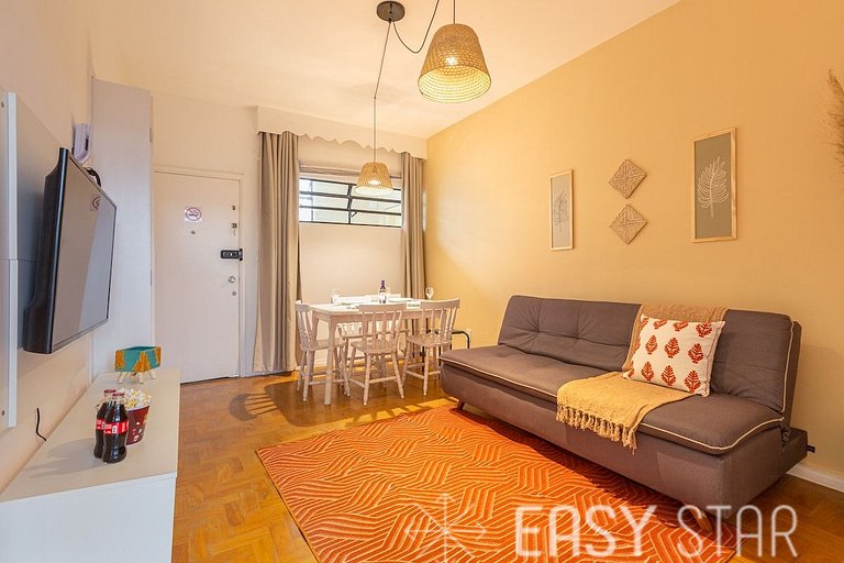 Apartamento 2 Quartos, Bem iluminado ao lado da Paulista