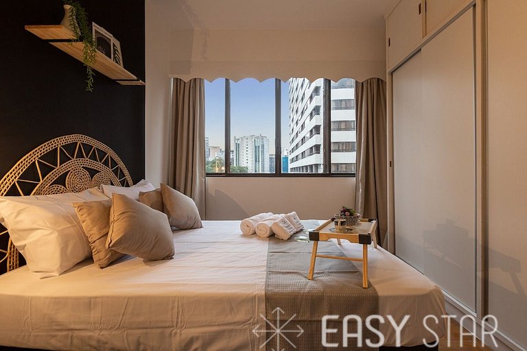 Apartamento 2 Quartos, Bem iluminado ao lado da Paulista
