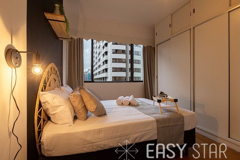 Apartamento 2 Quartos, Bem iluminado ao lado da Paulista