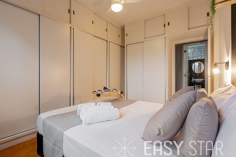 Apartamento 2 Quartos, Bem iluminado ao lado da Paulista