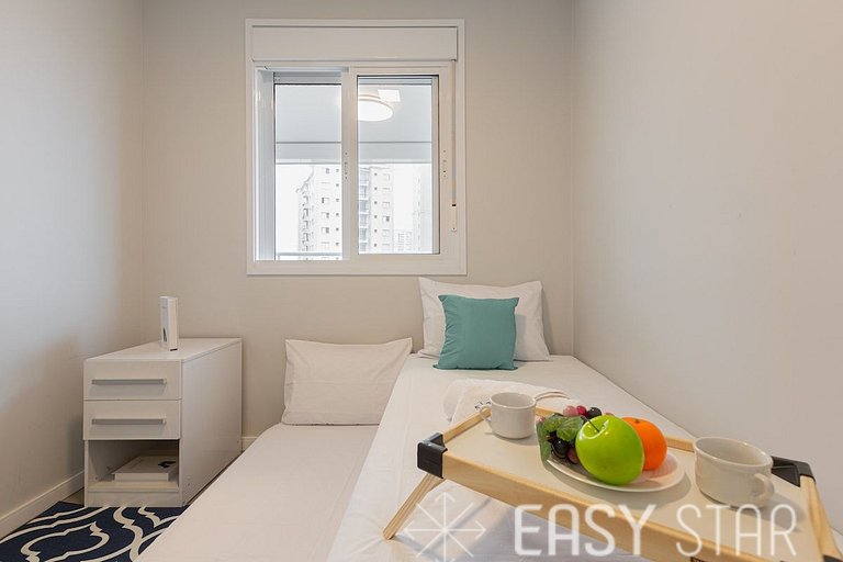 Easy Star - Apartamento com 2 Quartos no Coração do Campo Be