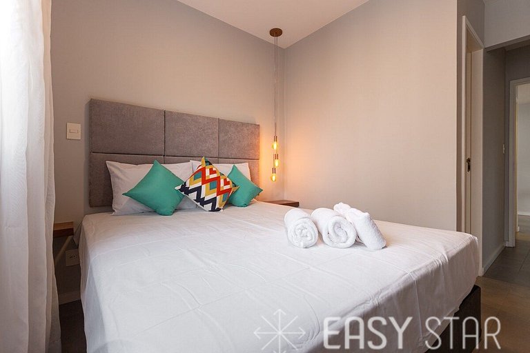 Easy Star - Apartamento com 2 Quartos no Coração do Campo Be