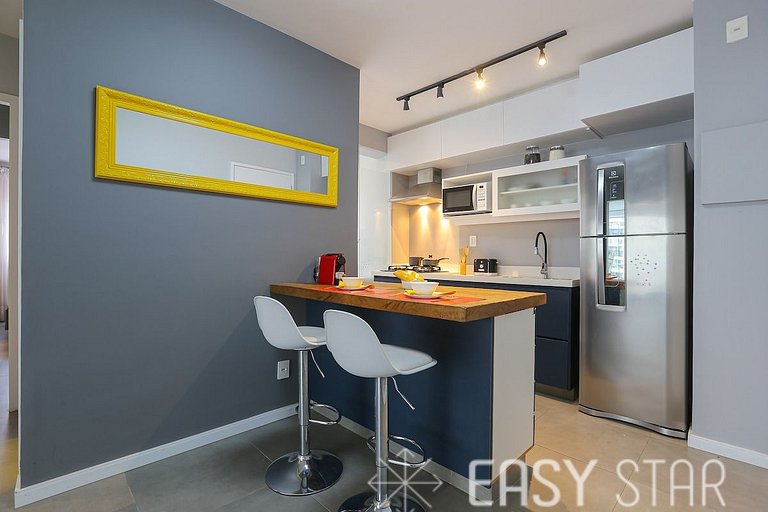 Easy Star - Apartamento com 2 Quartos no Coração do Campo Be